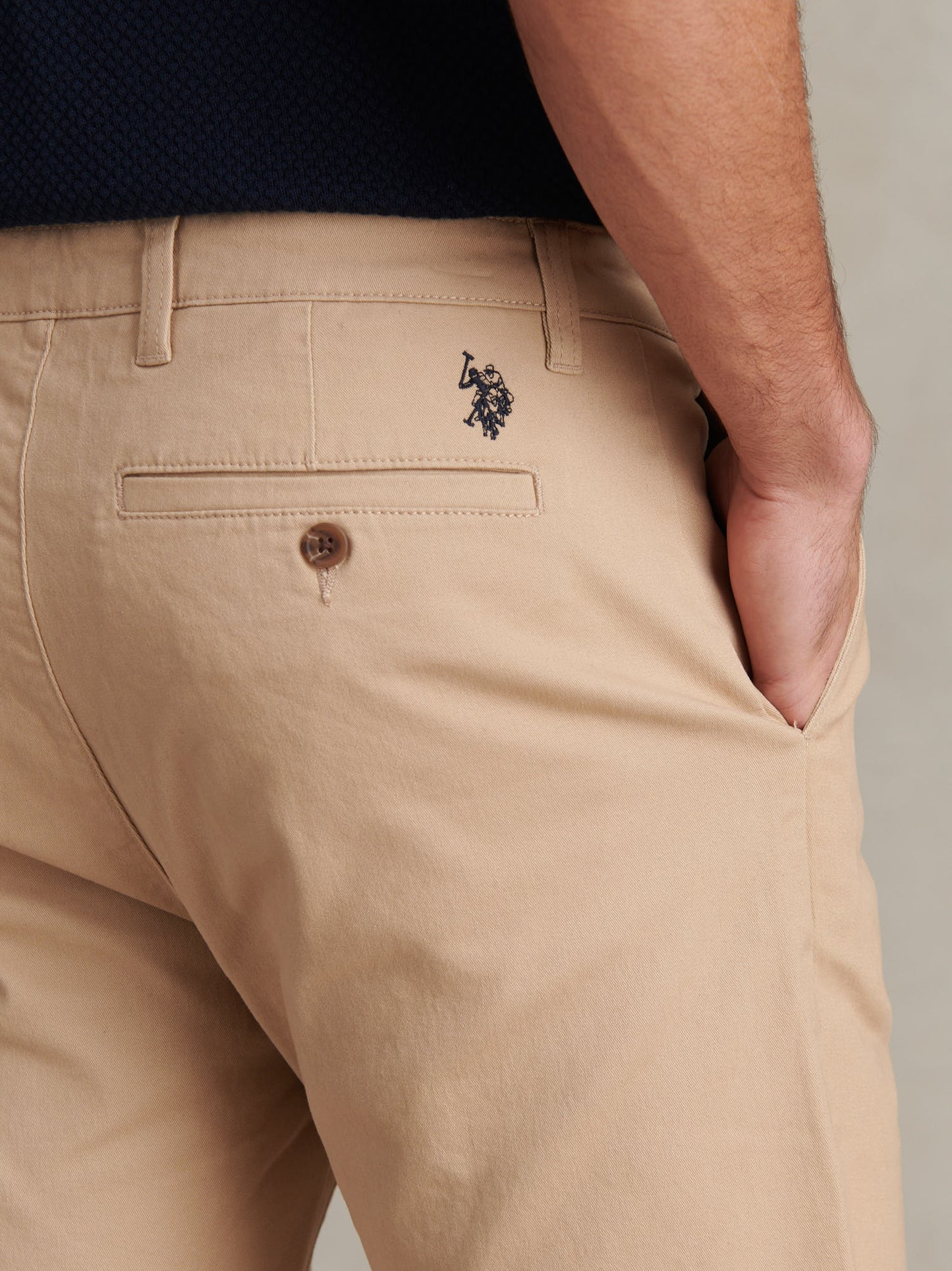 Mens Classic Chinos Shorts Cornstalk