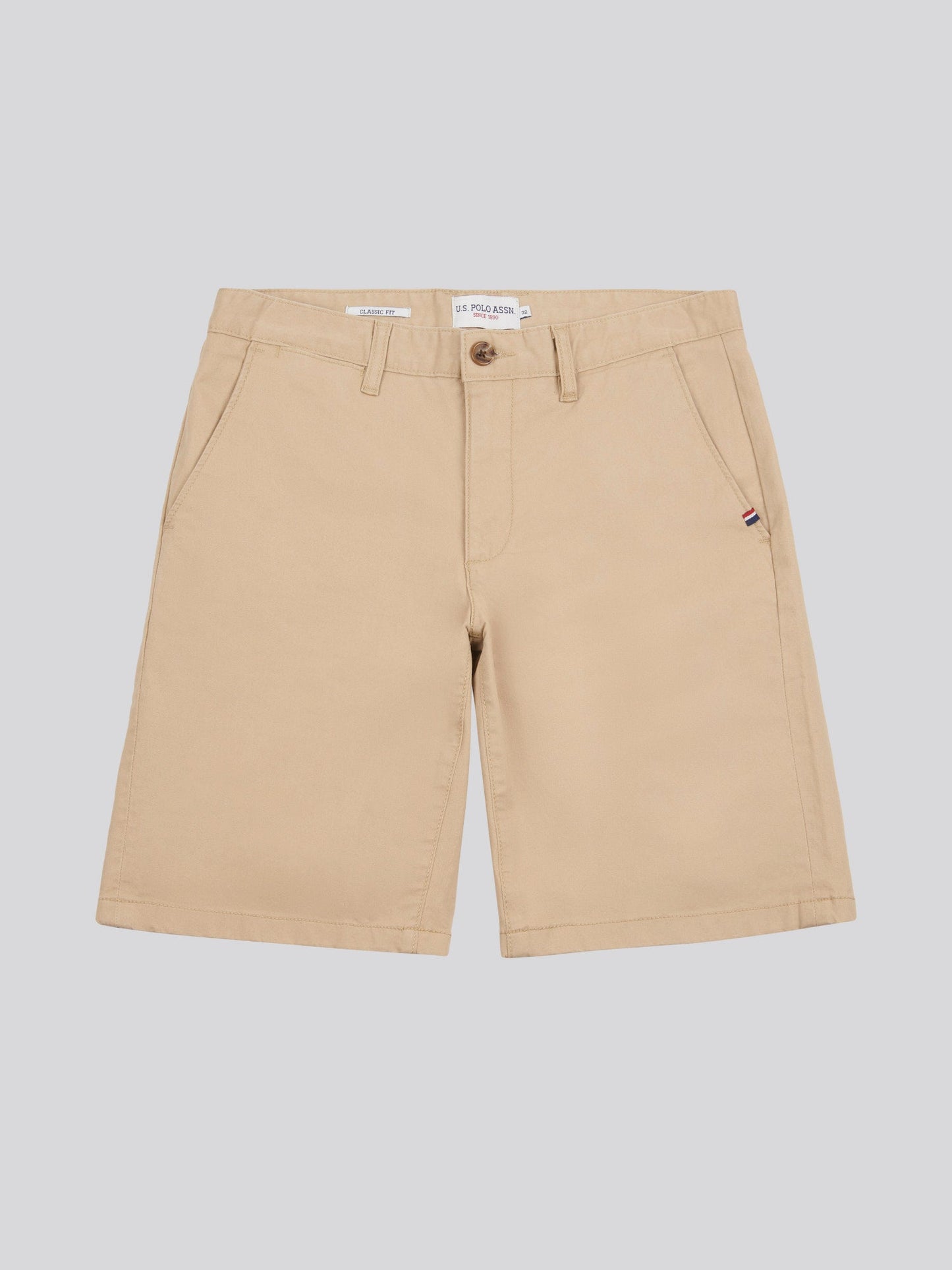 Mens Classic Chinos Shorts Cornstalk