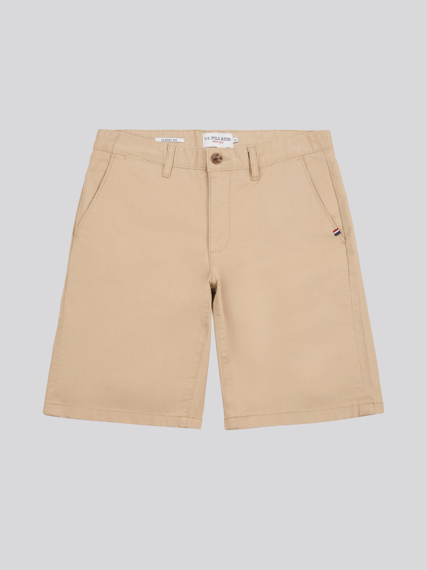 Mens Classic Chinos Shorts Cornstalk