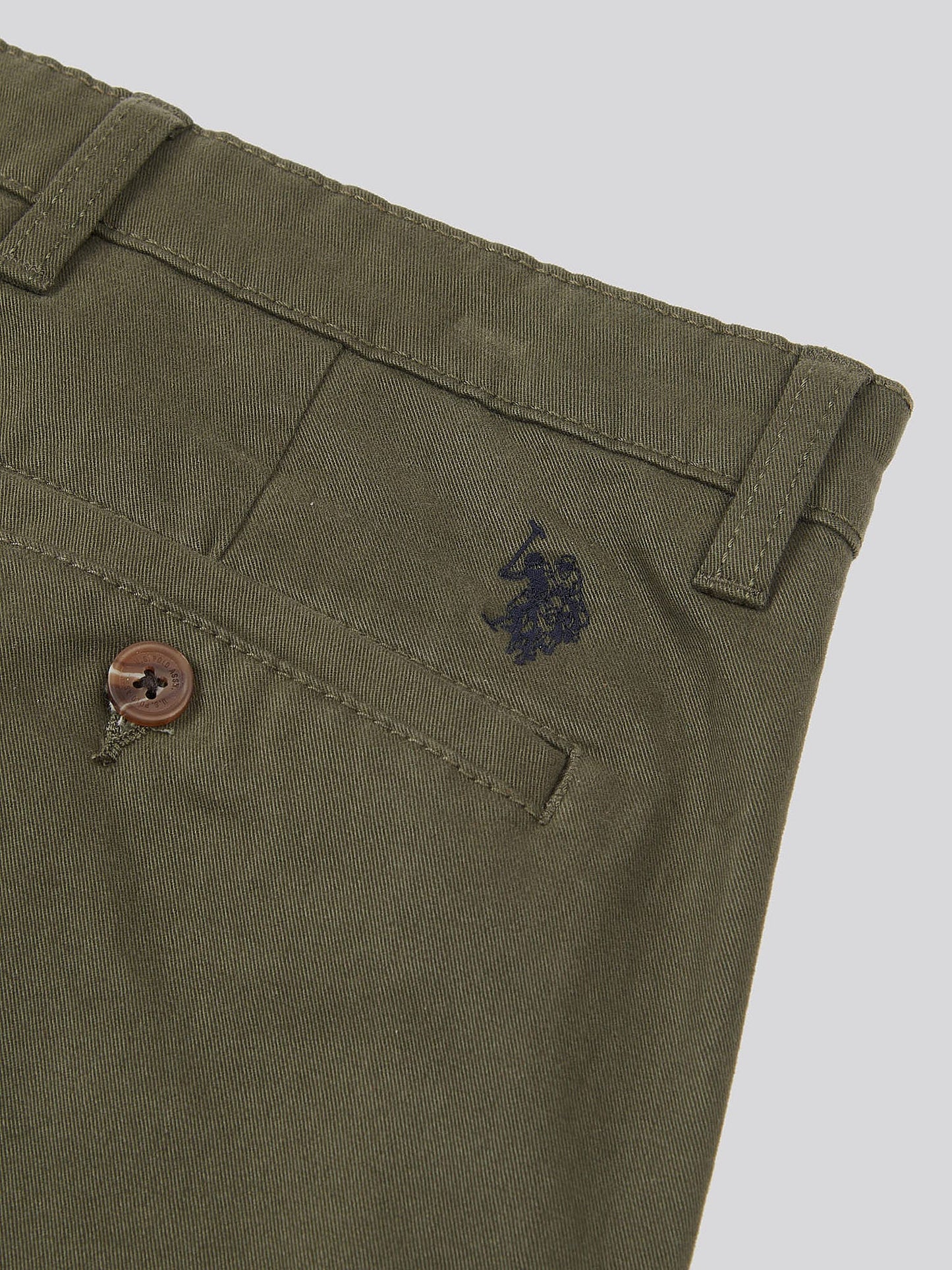 Mens Classic Chinos Shorts Forest Night