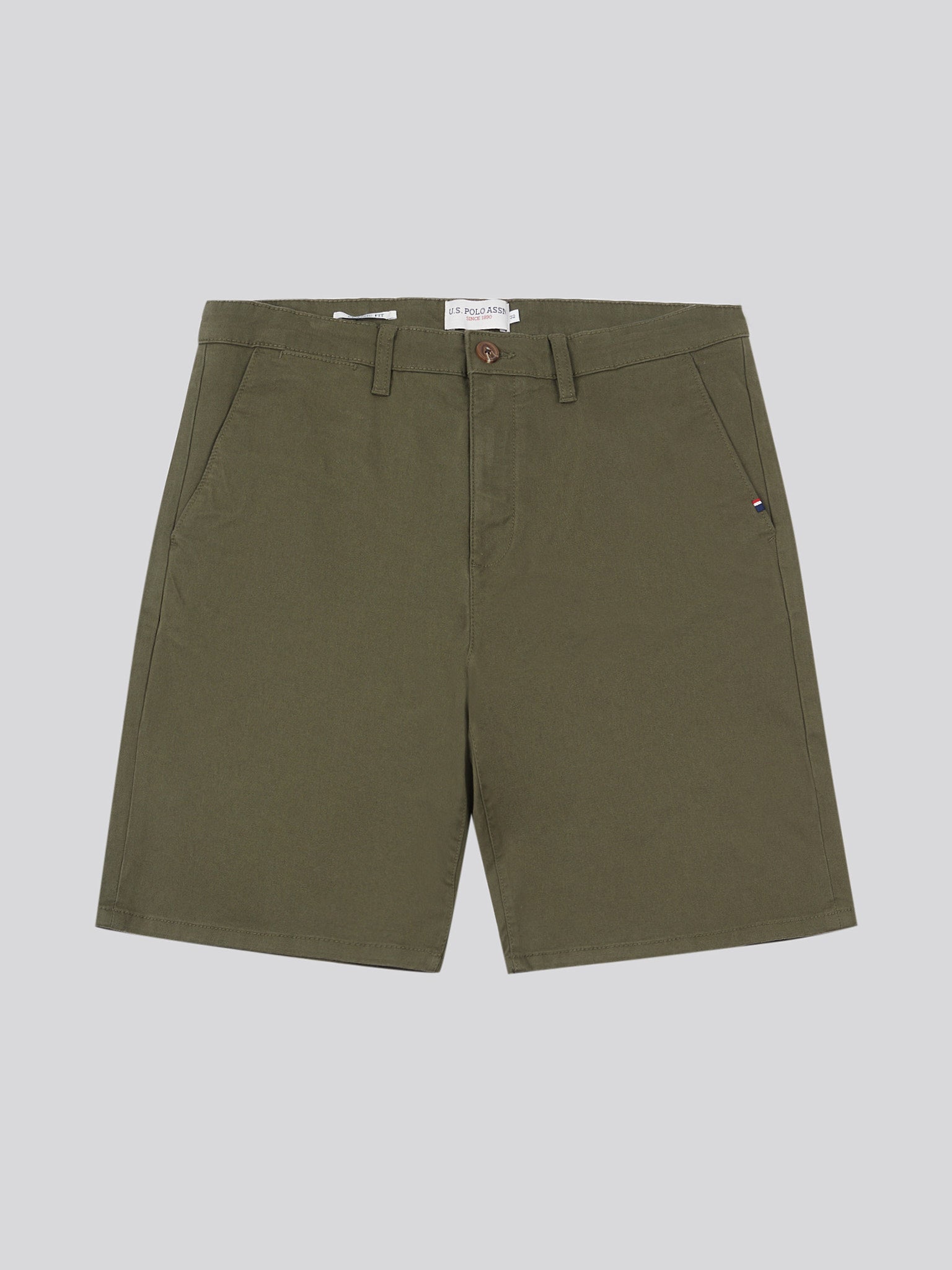Mens Classic Chinos Shorts Forest Night