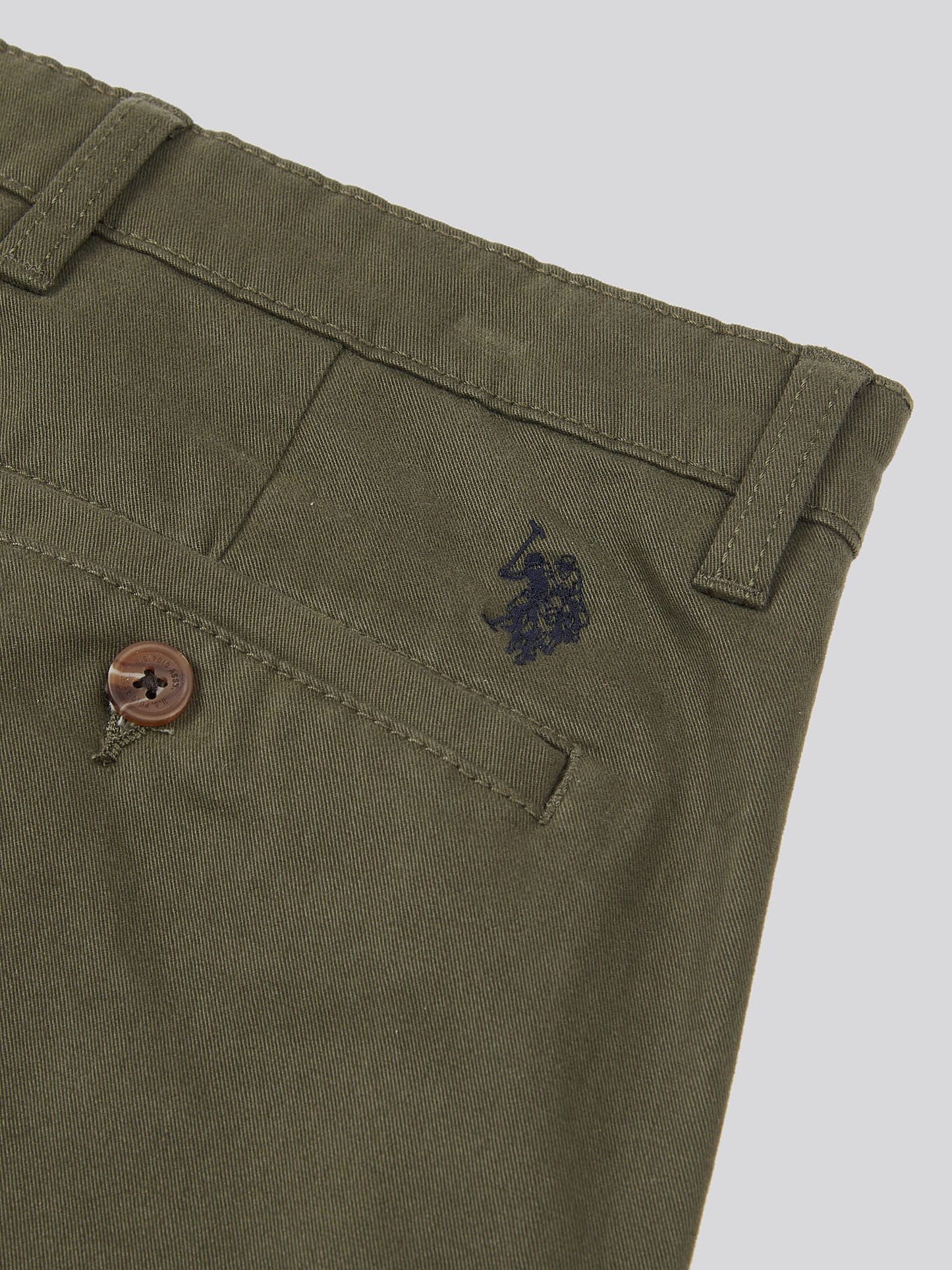 Mens Classic Chinos Shorts Forest Night