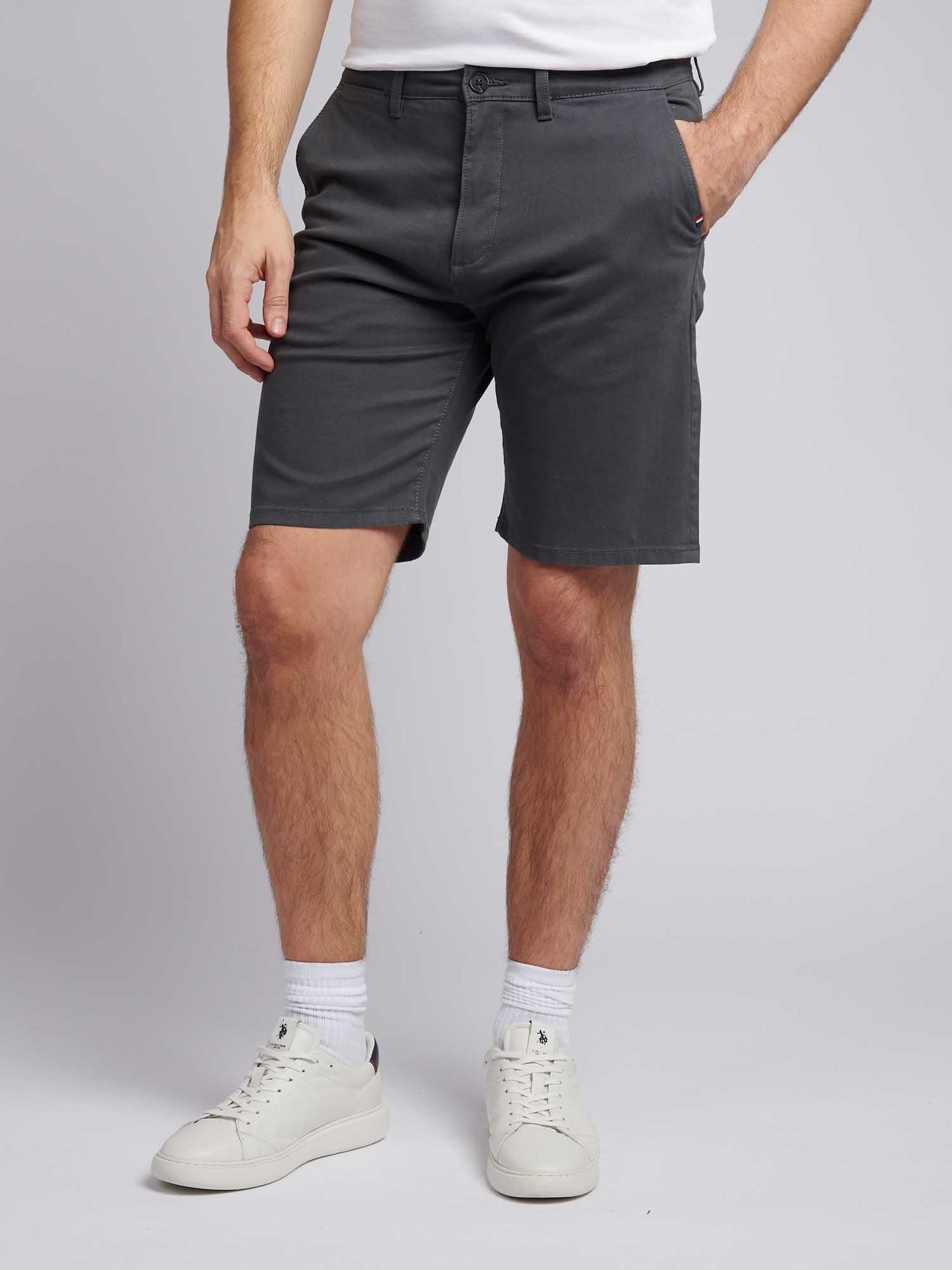 Mens Classic Chinos Shorts Ebony