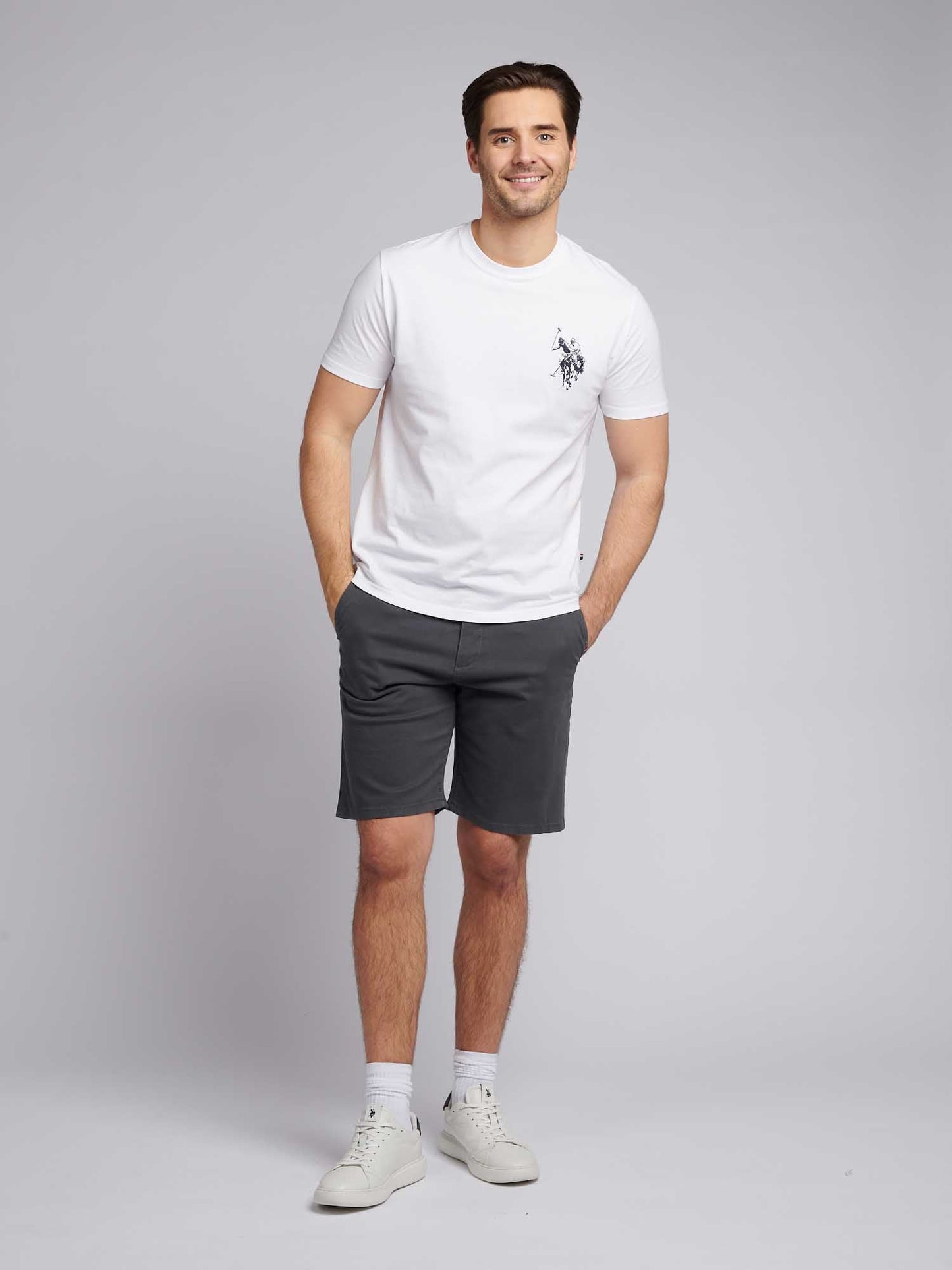 Mens Classic Chinos Shorts Ebony