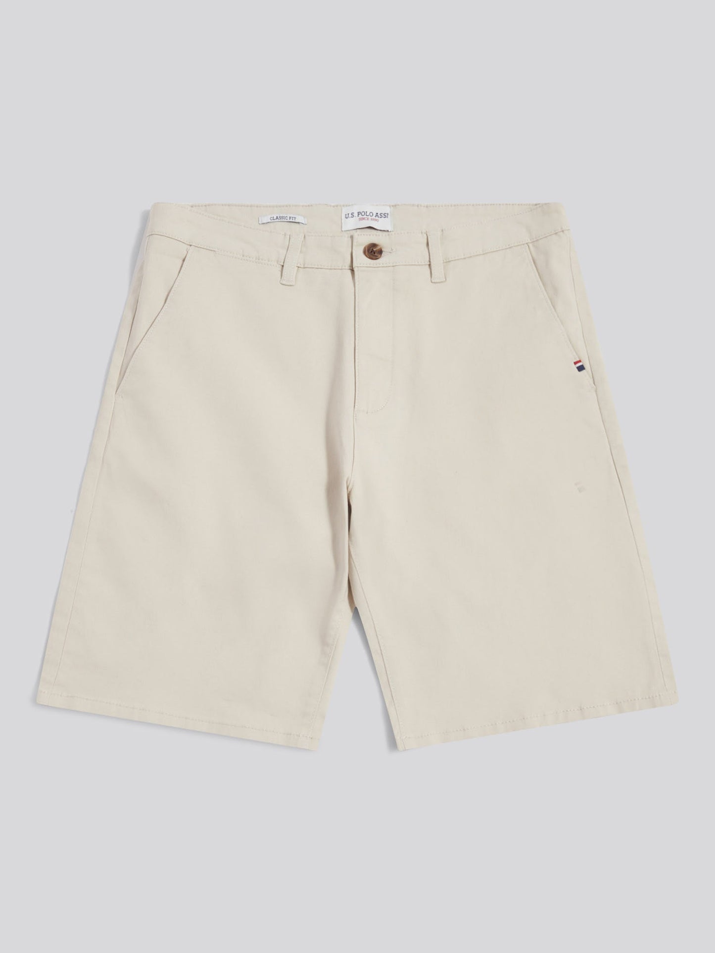 Mens Classic Chinos Shorts Beige