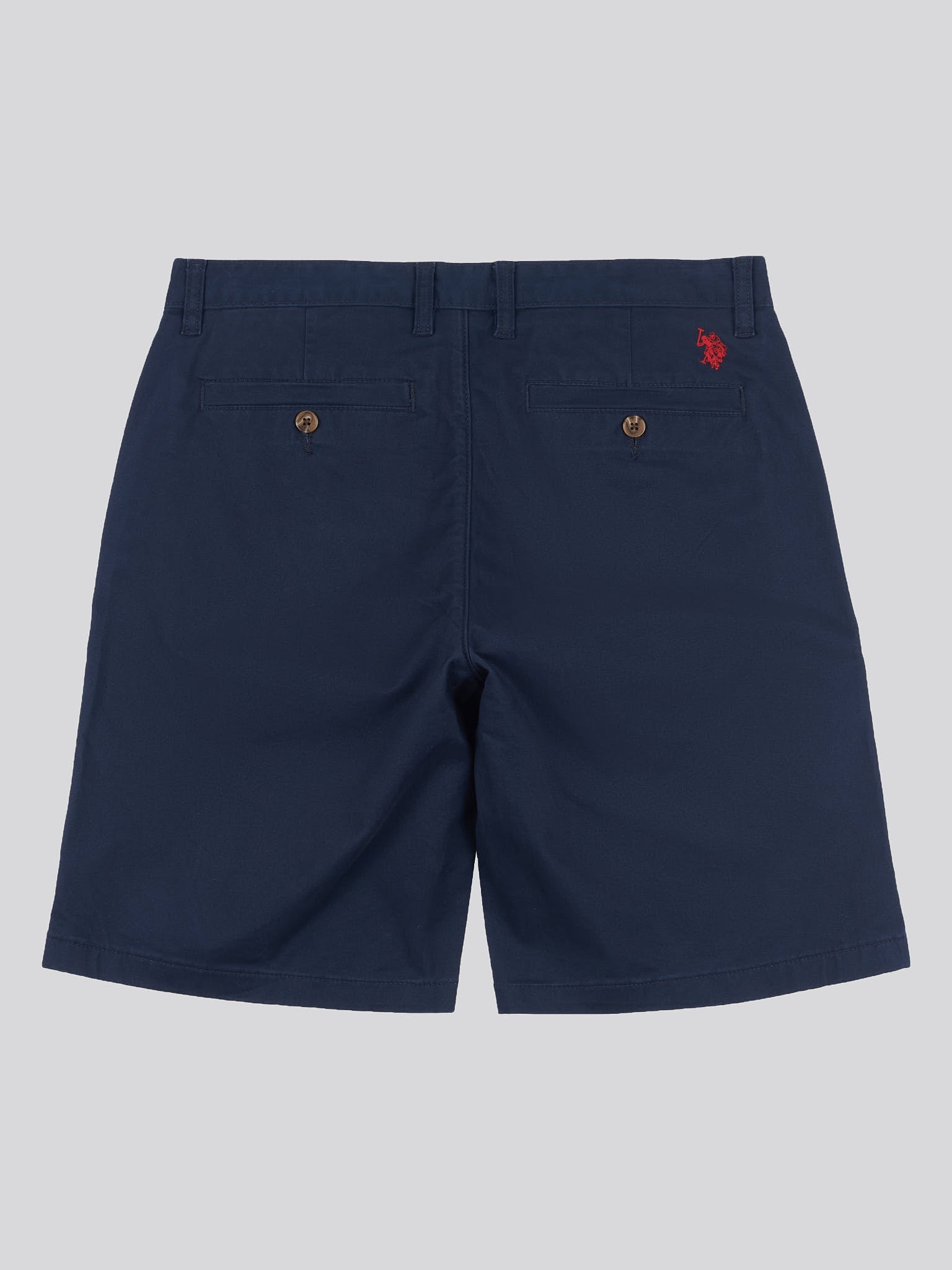 Mens Classic Chinos Shorts Dark Sapphire Navy / Haute Red DHM