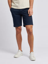 Mens Classic Chinos Shorts Dark Sapphire Navy / Haute Red DHM
