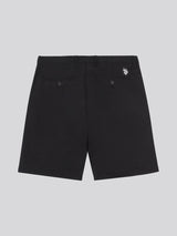 Mens Classic Chinos Shorts Black Bright White DHM