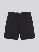 Mens Classic Chinos Shorts Black Bright White DHM