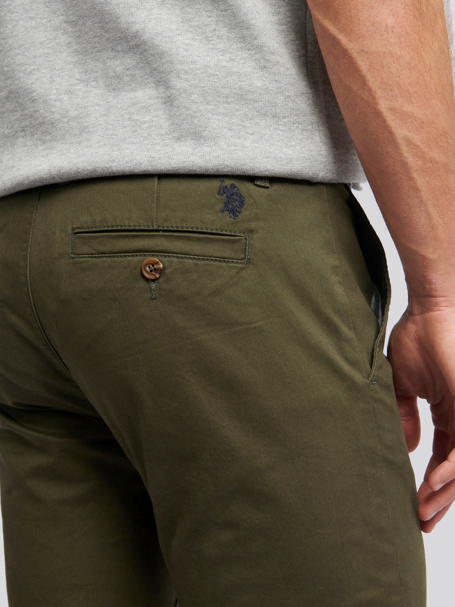 Mens Classic Chinos Forest Night