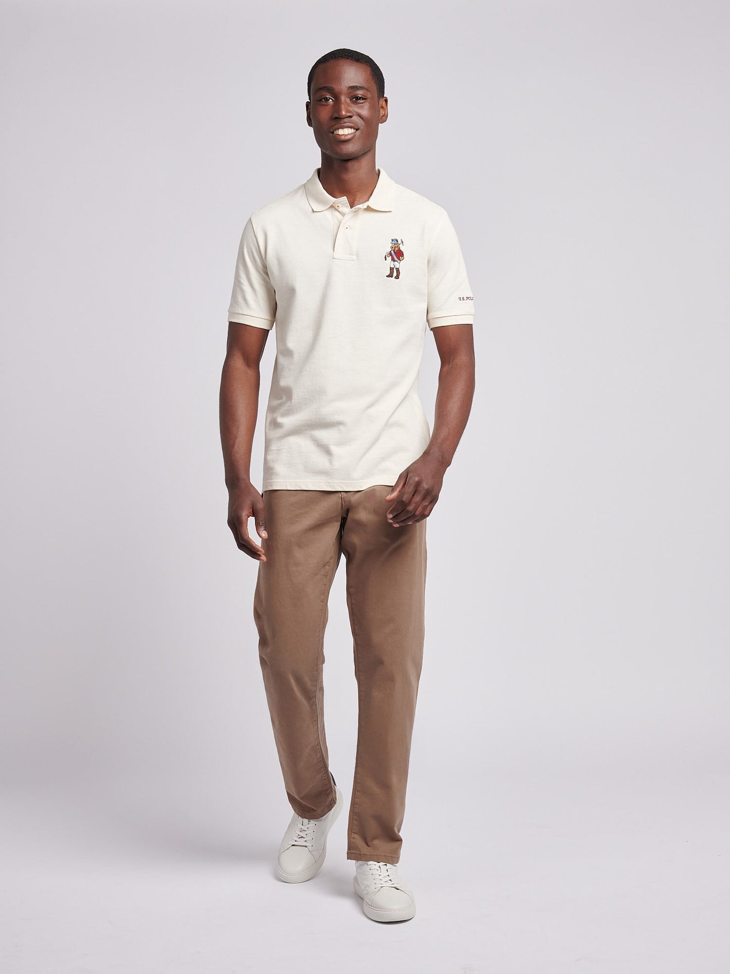 Mens Classic Chinos Shitake