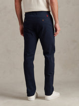 Mens Classic Chinos Dark Sapphire Navy / Haute Red DHM