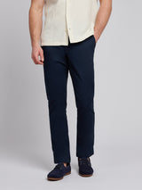 Mens Classic Chinos Dark Sapphire Navy / Haute Red DHM