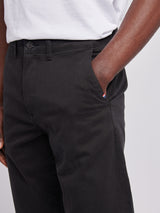 Mens Classic Chinos Black Bright White DHM