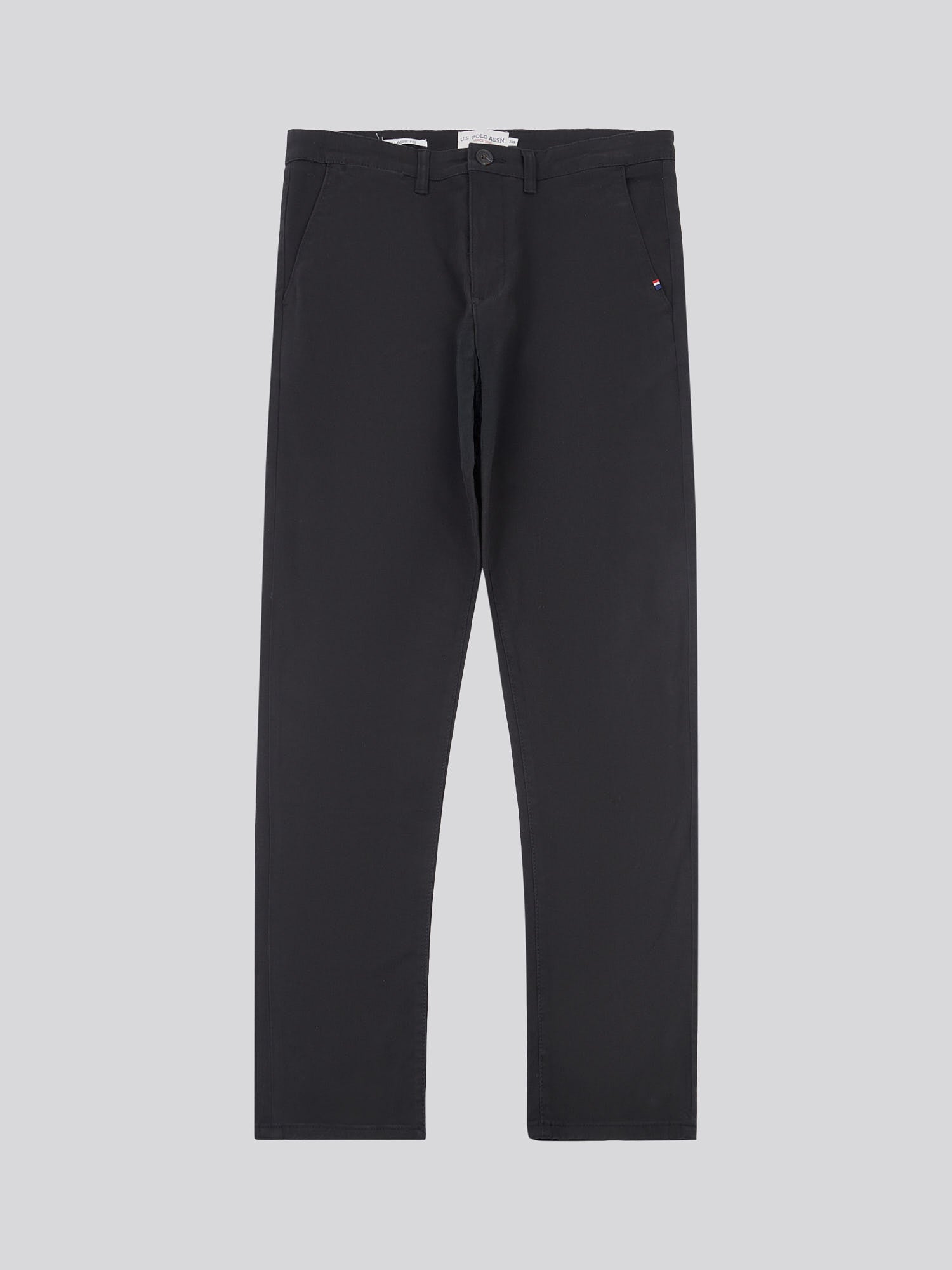 Mens Classic Chinos Black Bright White DHM