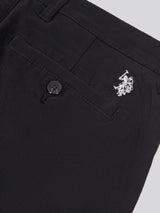 Mens Classic Chinos Black Bright White DHM