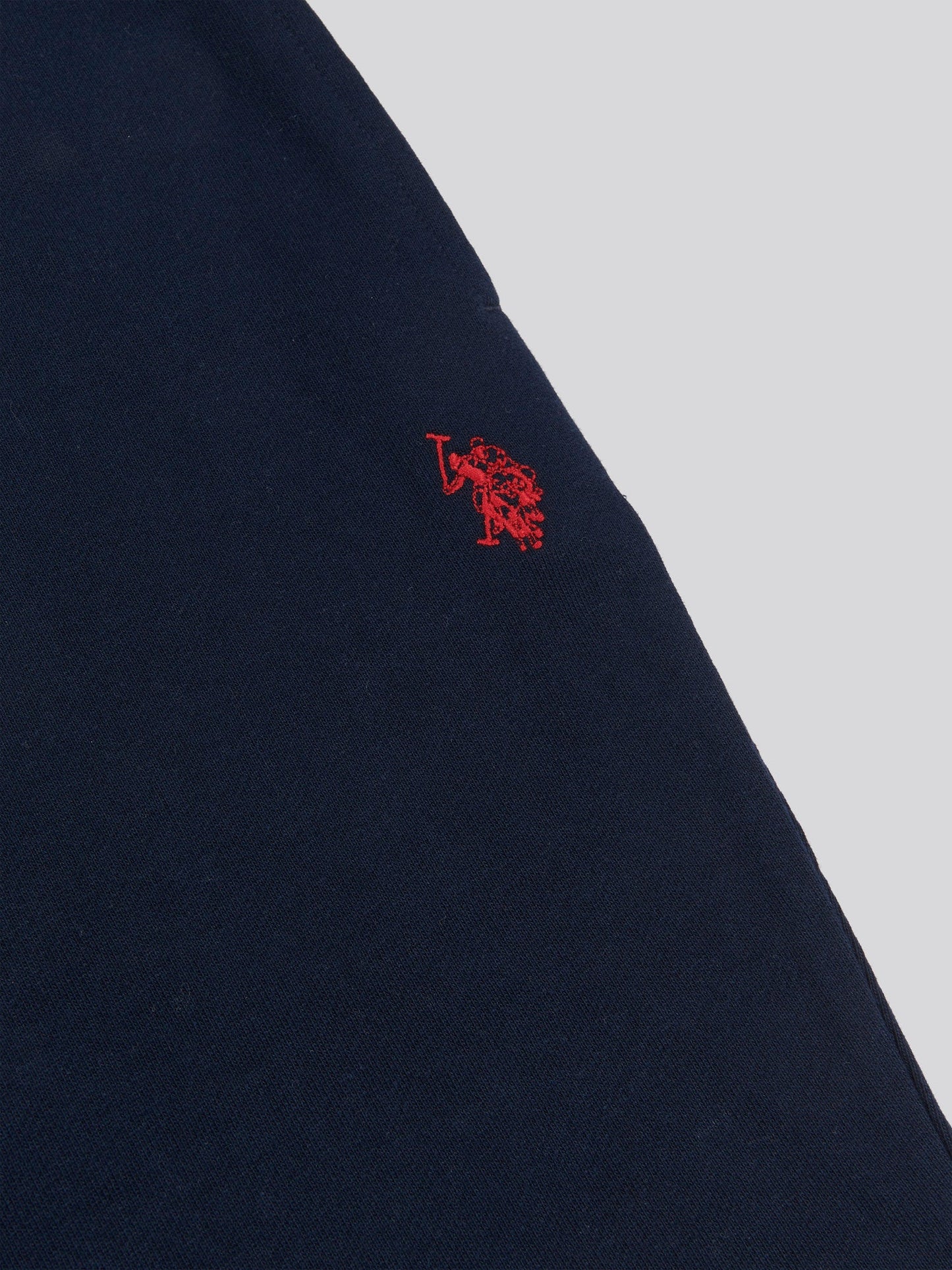 Mens Double Horsemen Sweat Shorts Dark Sapphire Navy / Haute Red DHM