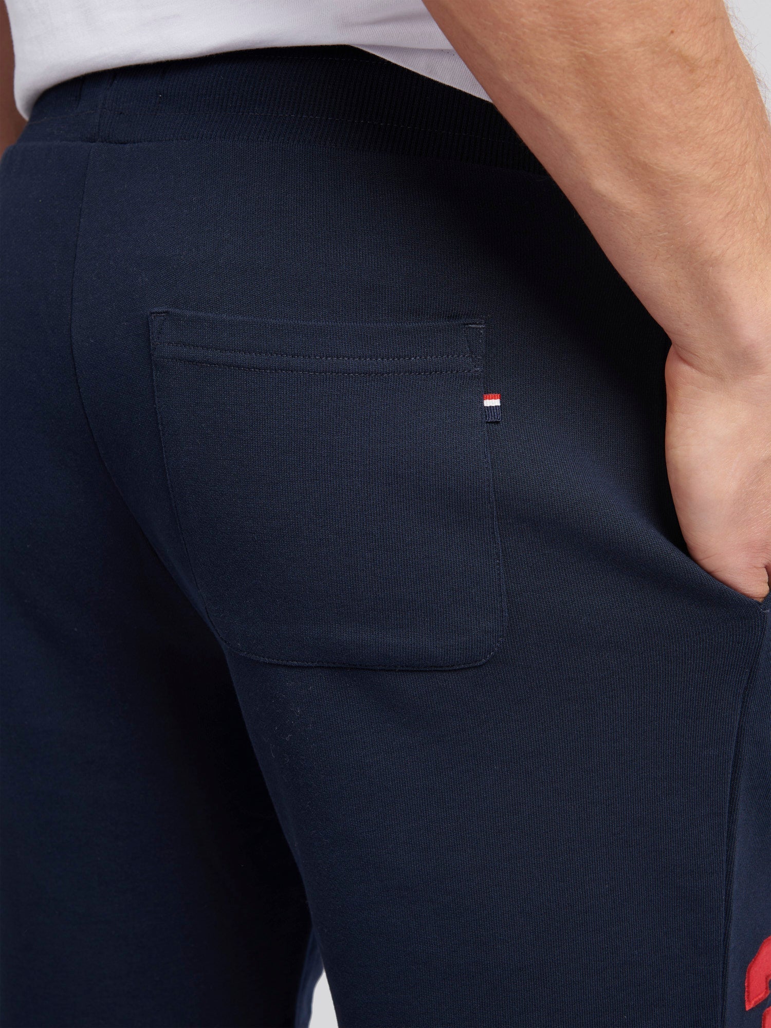 Mens Player 3 Sweat Shorts Dark Sapphire Navy / Haute Red DHM