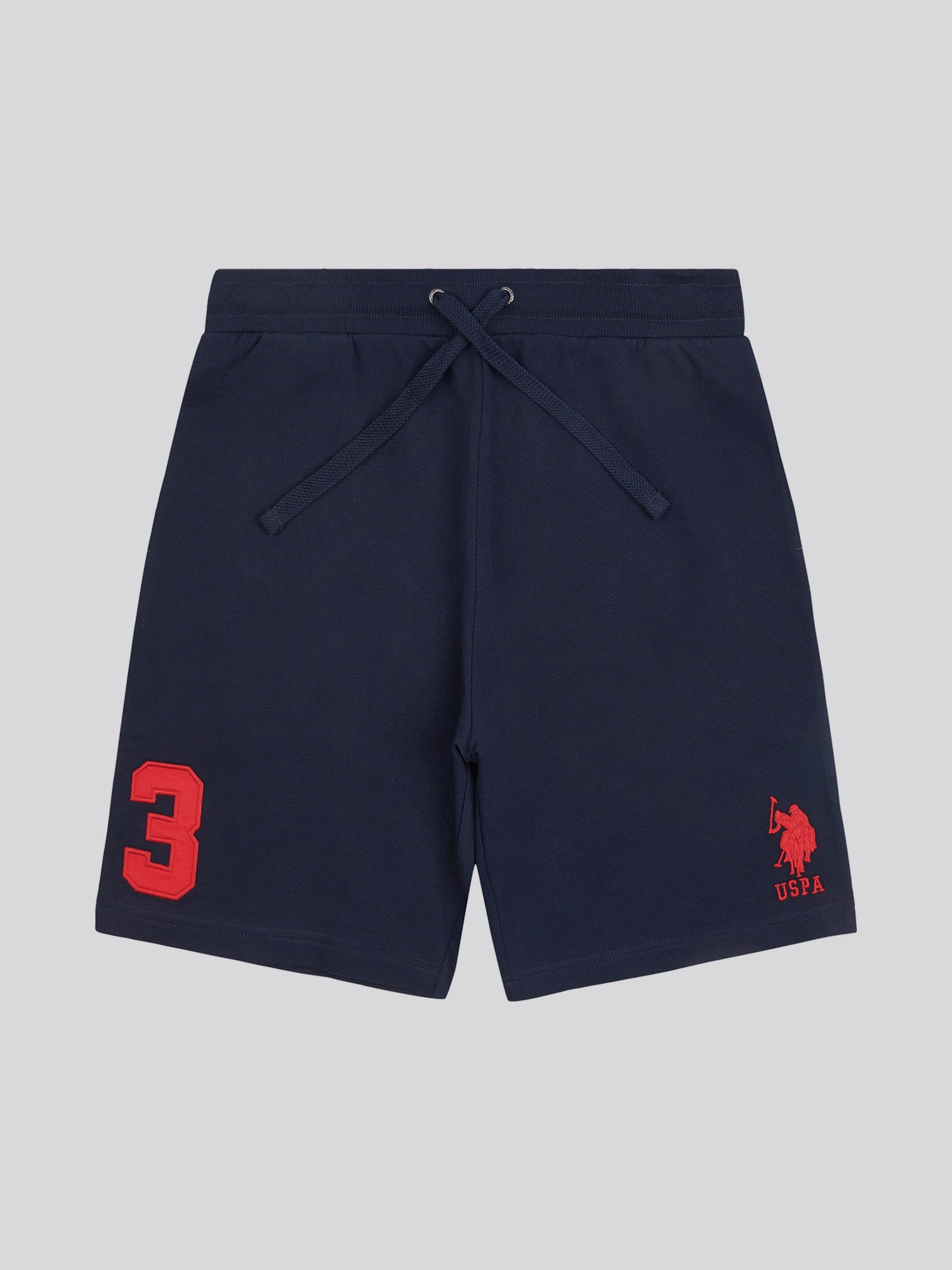 Mens Player 3 Sweat Shorts Dark Sapphire Navy / Haute Red DHM