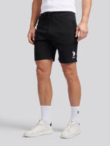Mens Player 3 Sweat Shorts Black Bright White DHM
