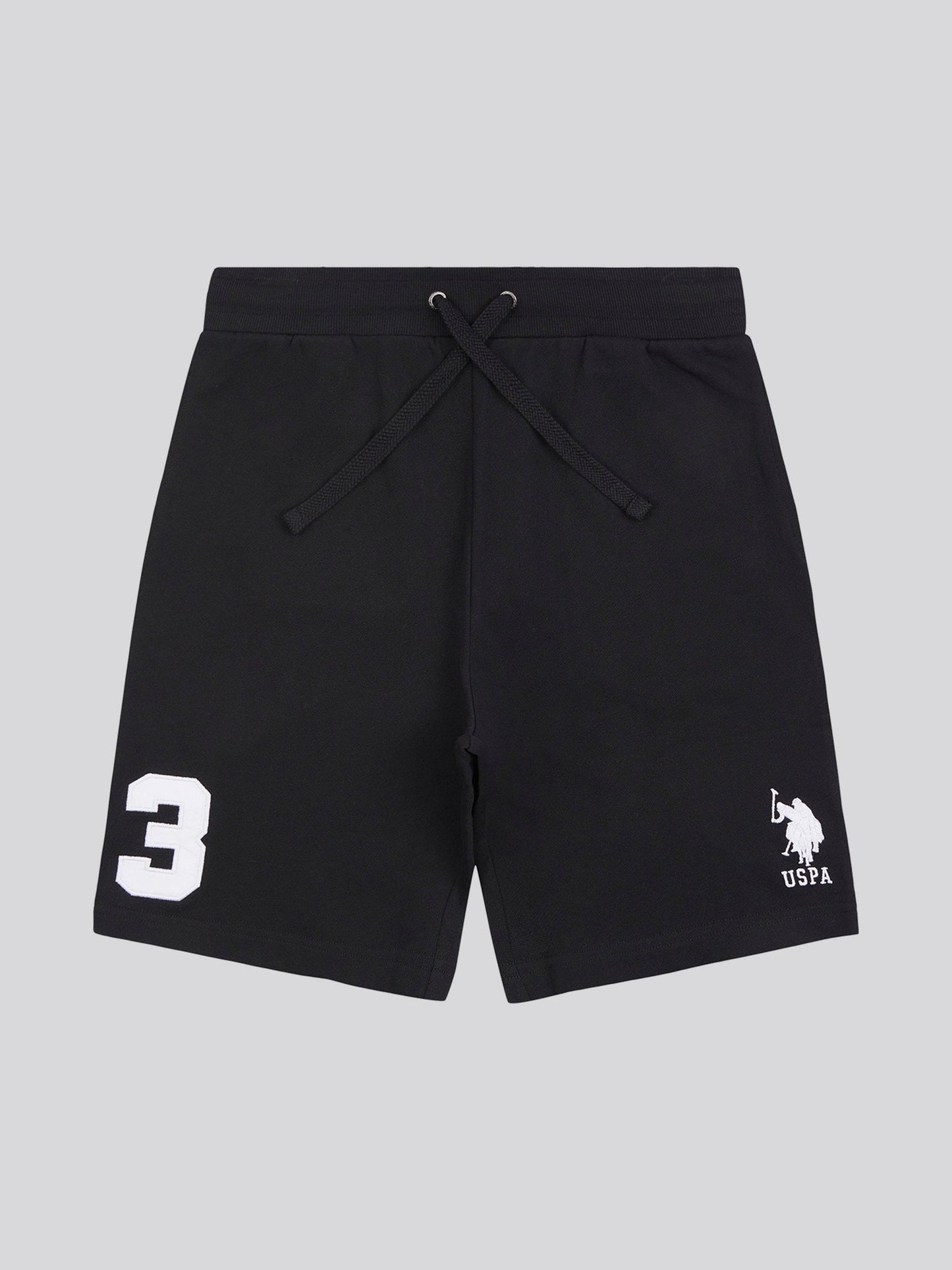 Mens Player 3 Sweat Shorts Black Bright White DHM