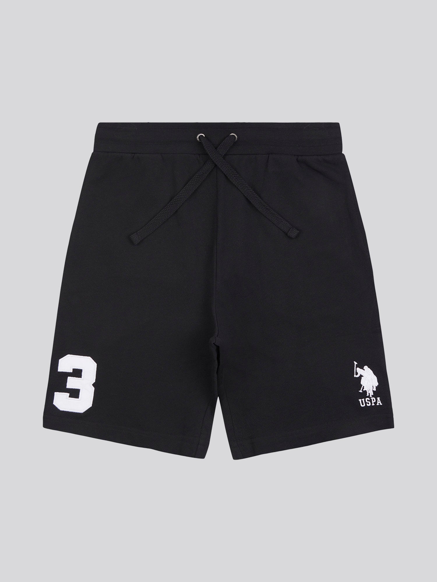 Mens Player 3 Sweat Shorts Black Bright White DHM