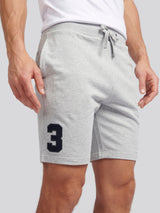 Mens Player 3 Sweat Shorts Mid Grey Marl