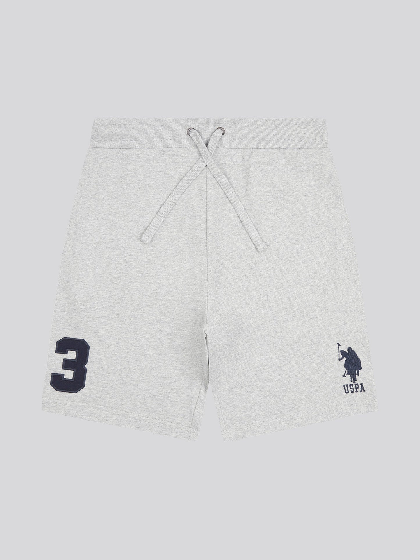 Mens Player 3 Sweat Shorts Mid Grey Marl