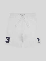 Mens Player 3 Sweat Shorts Mid Grey Marl