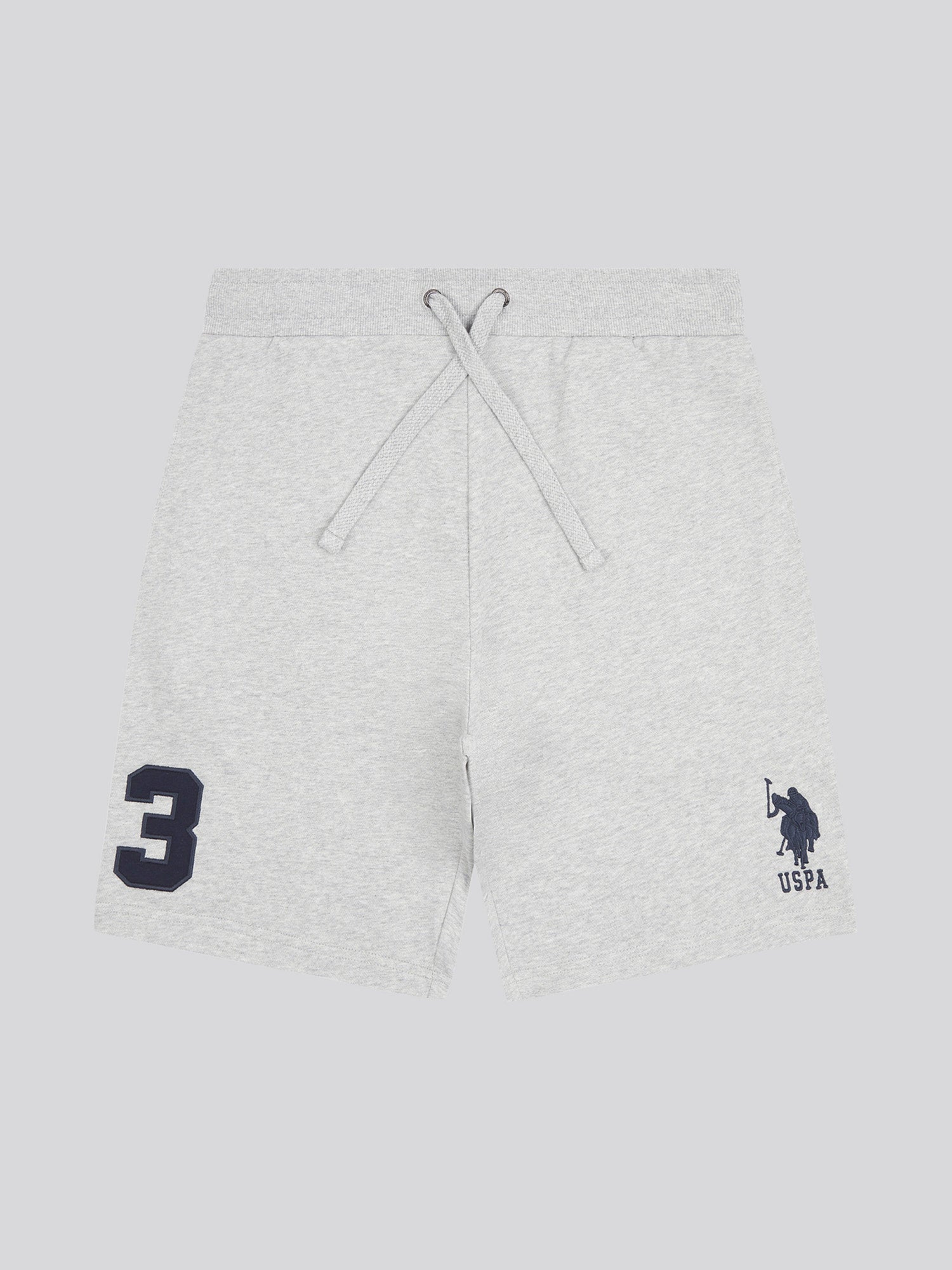 Mens Player 3 Sweat Shorts Mid Grey Marl
