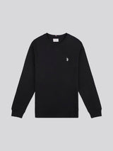 Mens Double Horsemen Sweatshirt Black Bright White DHM