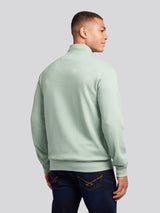 Mens 1/4 Zip Sweatshirt Iceberg Green