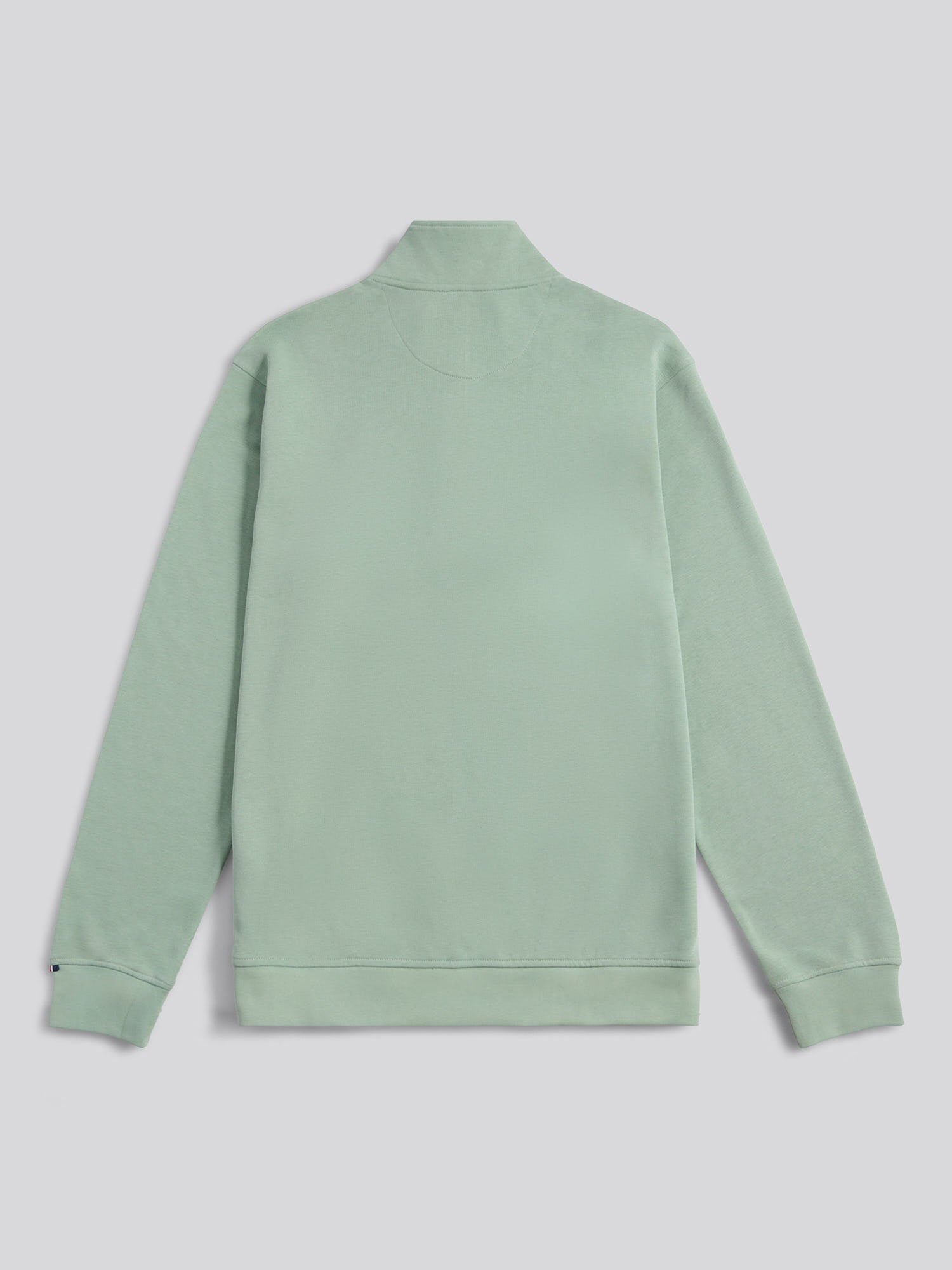 Mens 1/4 Zip Sweatshirt Iceberg Green