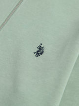 Mens 1/4 Zip Sweatshirt Iceberg Green