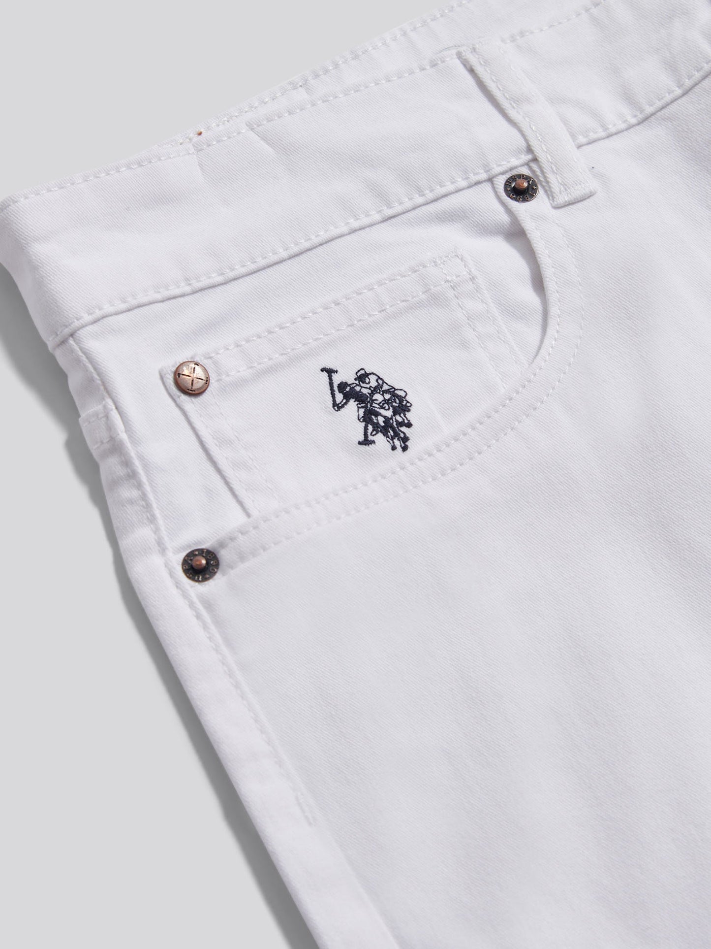 Mens Core 5 Pocket Trouser Bright White