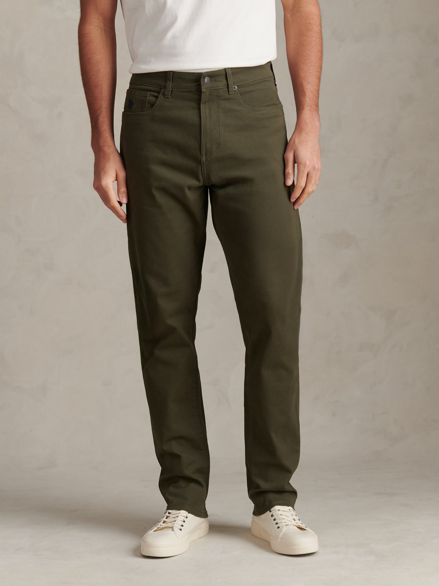 Mens Core 5 Pocket Trouser Forest Night