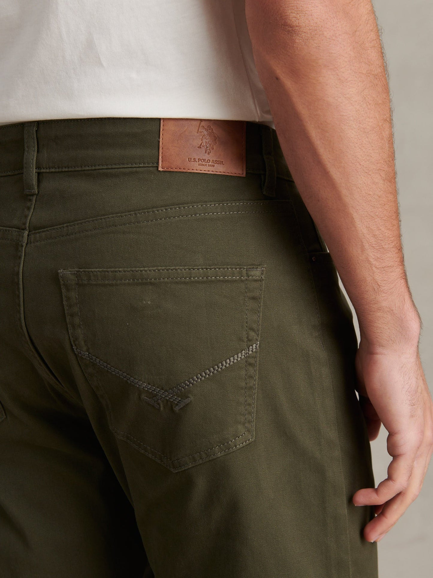 Mens Core 5 Pocket Trouser Forest Night