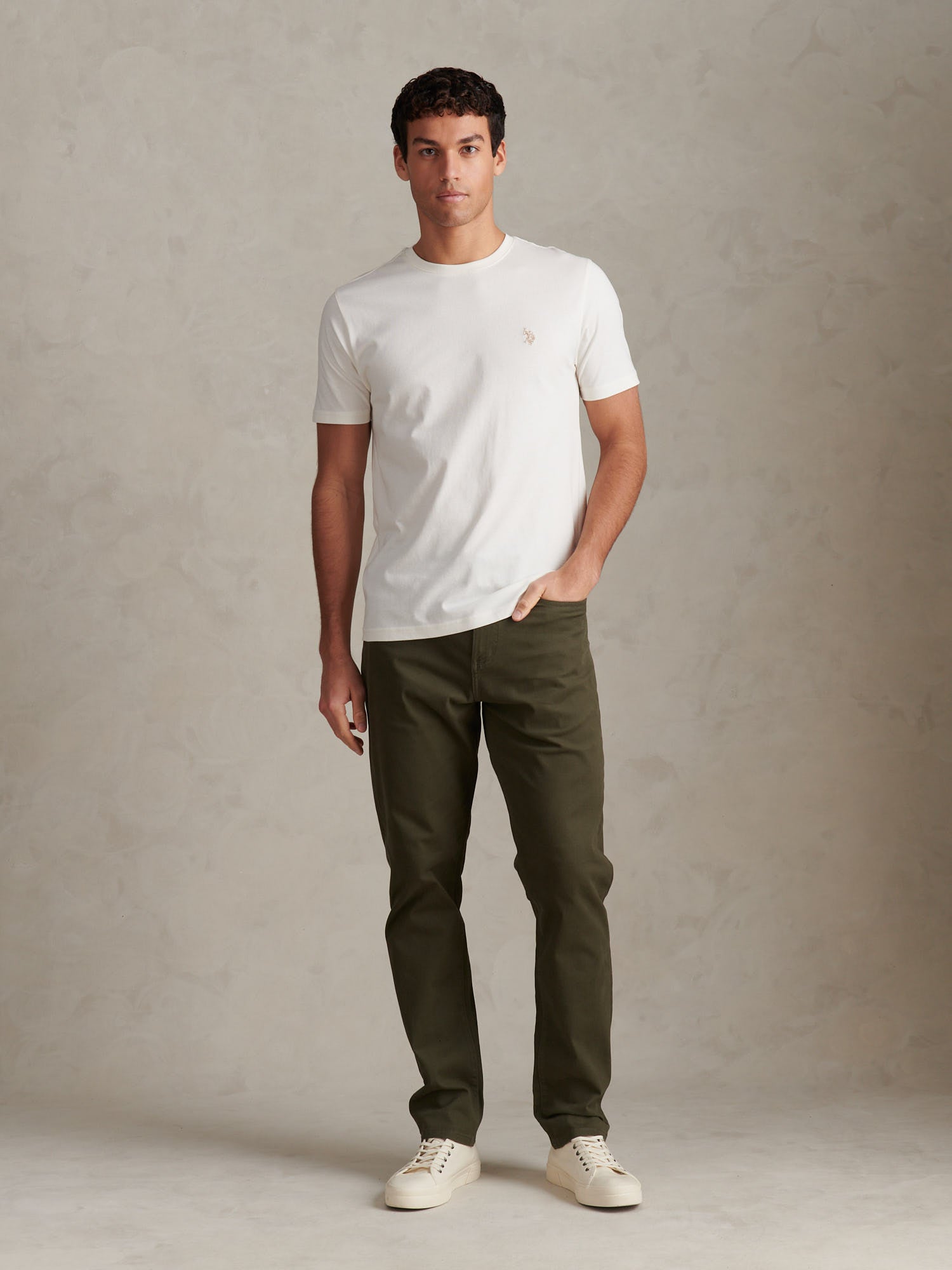 Mens Core 5 Pocket Trouser Forest Night