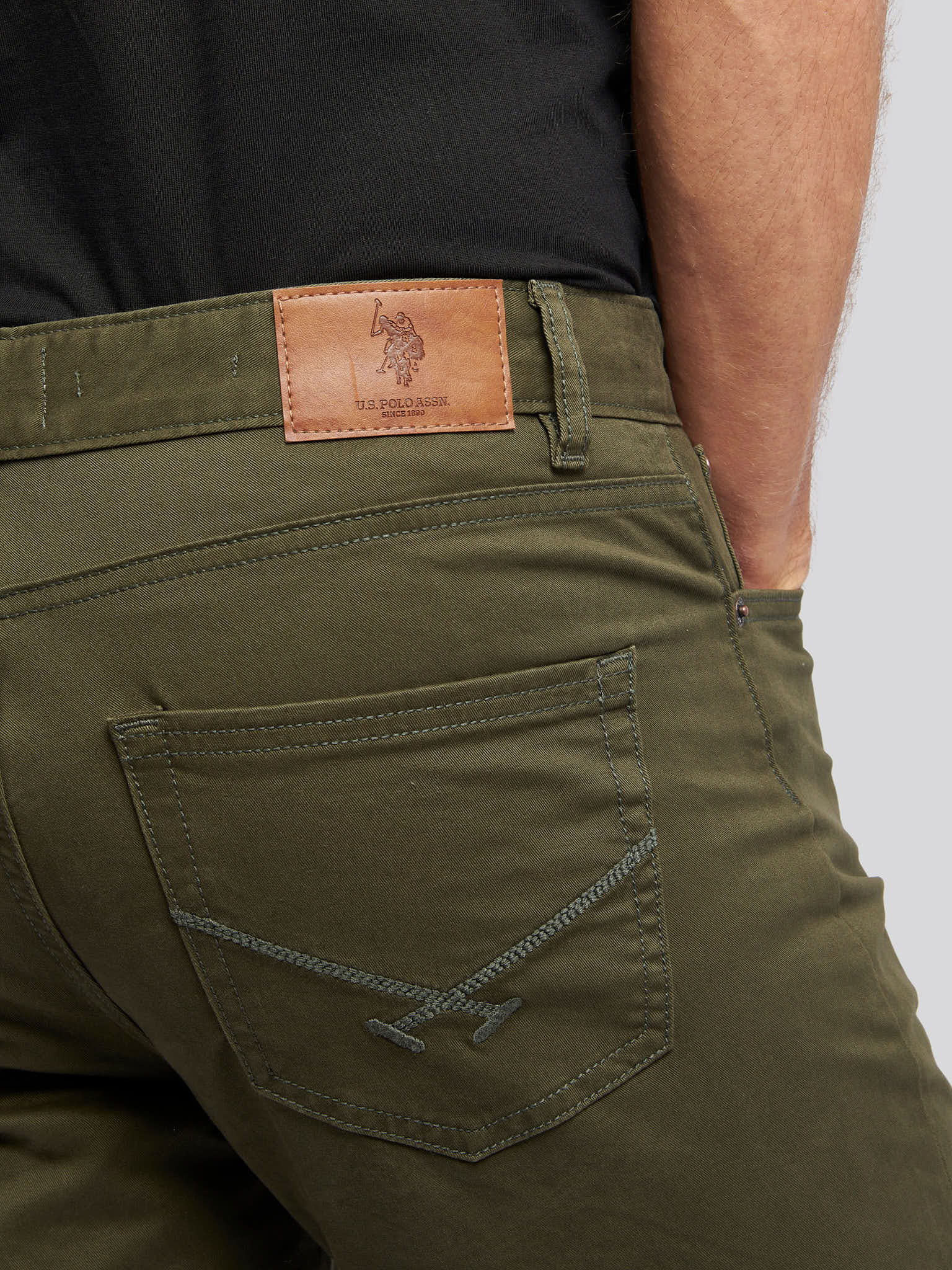 Mens Core 5 Pocket Trouser Forest Night