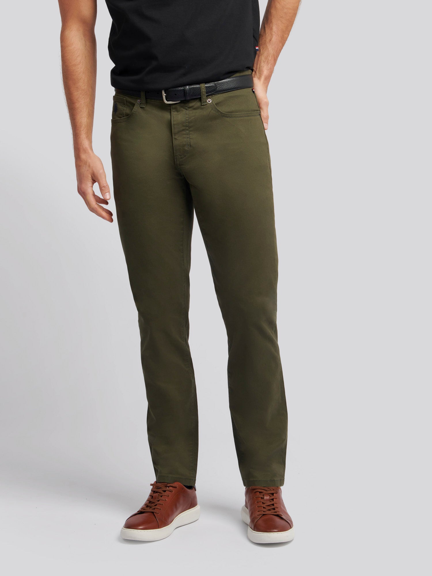 Mens Core 5 Pocket Trouser Forest Night