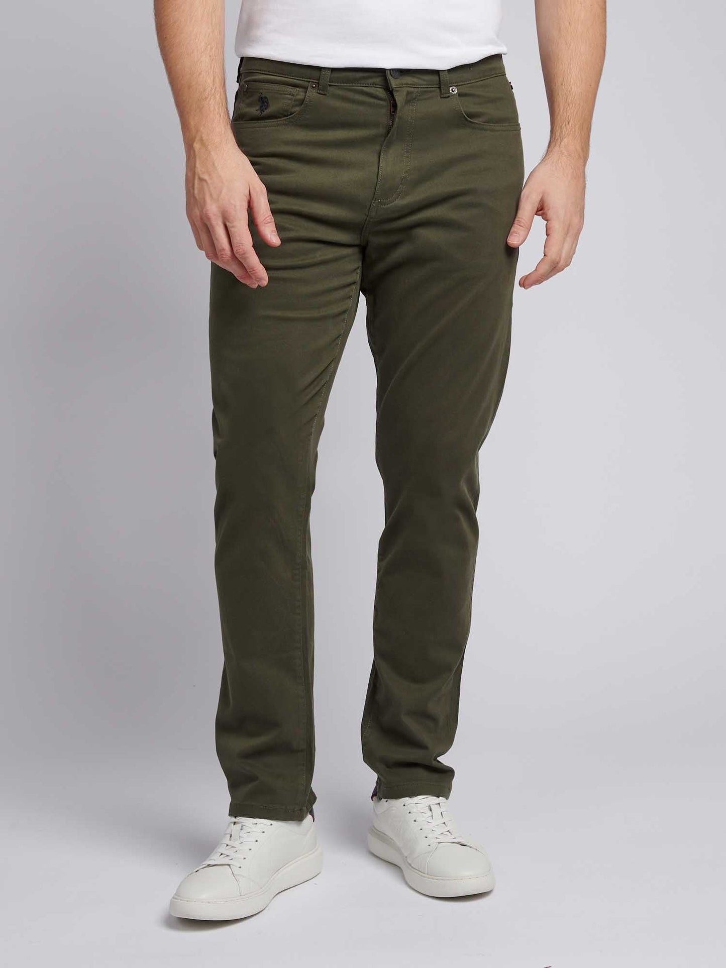 Mens Core 5 Pocket Trouser Forest Night