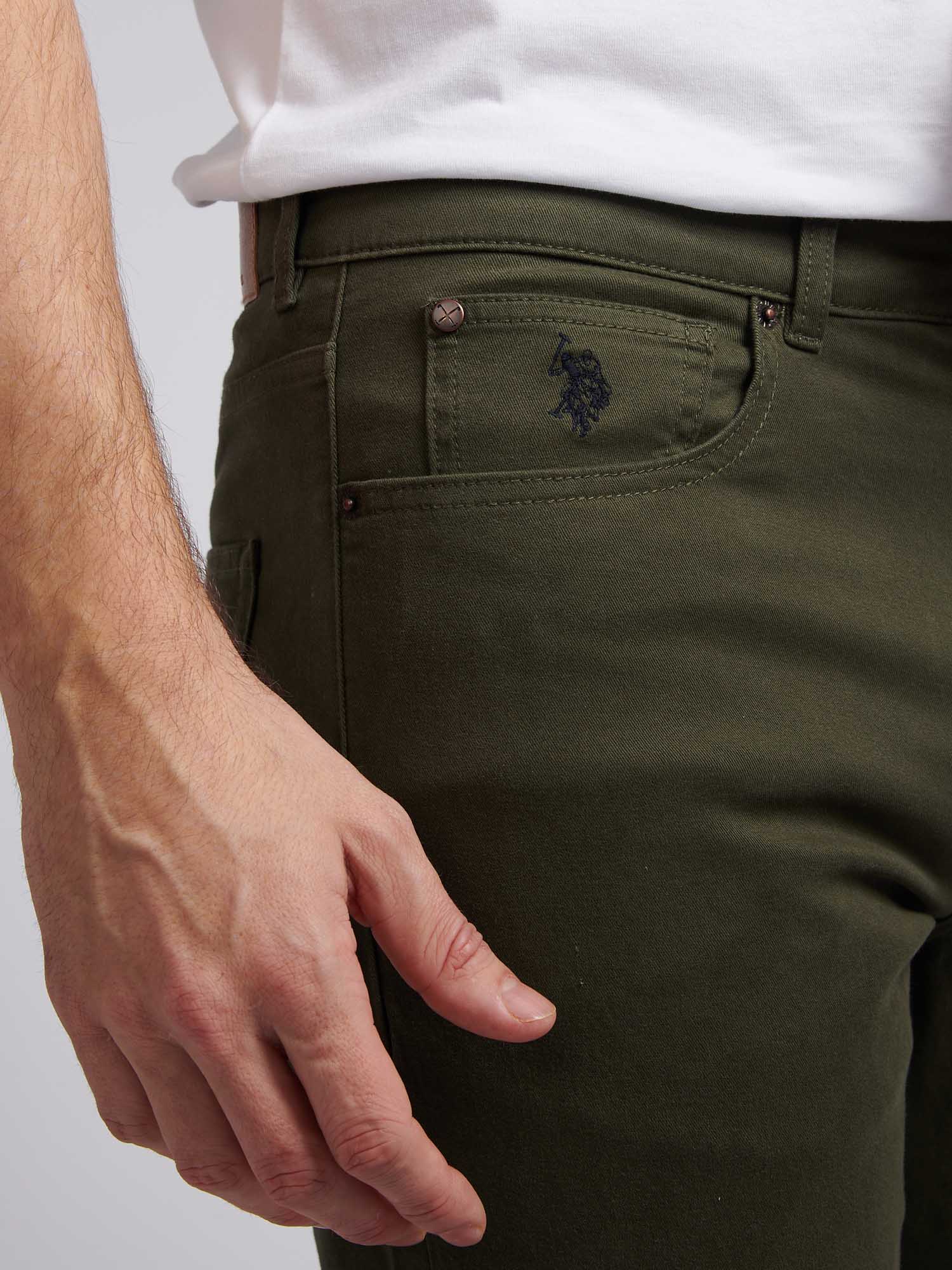 Mens Core 5 Pocket Trouser Forest Night