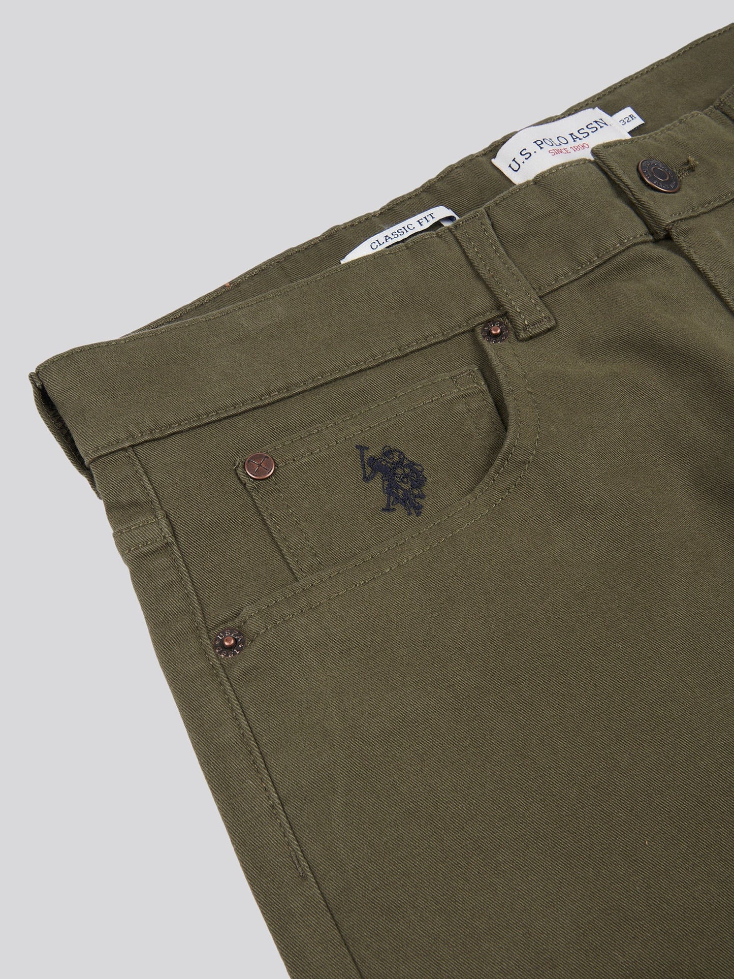 Mens Core 5 Pocket Trouser Forest Night