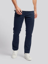 Mens Core 5 Pocket Trouser Dark Sapphire Navy / Haute Red DHM