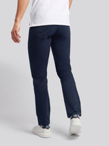 Mens Core 5 Pocket Trouser Dark Sapphire Navy / Haute Red DHM