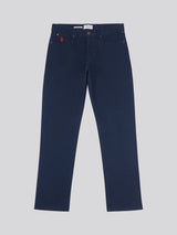 Mens Core 5 Pocket Trouser Dark Sapphire Navy / Haute Red DHM