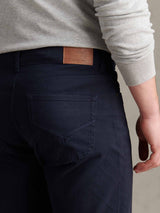 Mens Core 5 Pocket Trouser Dark Sapphire Navy / Haute Red DHM