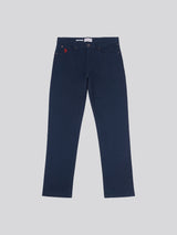Mens Core 5 Pocket Trouser Dark Sapphire Navy / Haute Red DHM