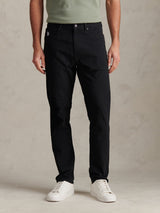 Mens Core 5 Pocket Trouser Black Bright White DHM
