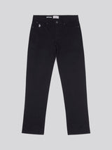 Mens Core 5 Pocket Trouser Black Bright White DHM